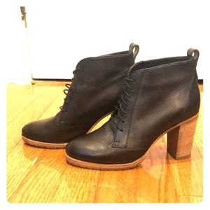 Madewell Black Leather Booties